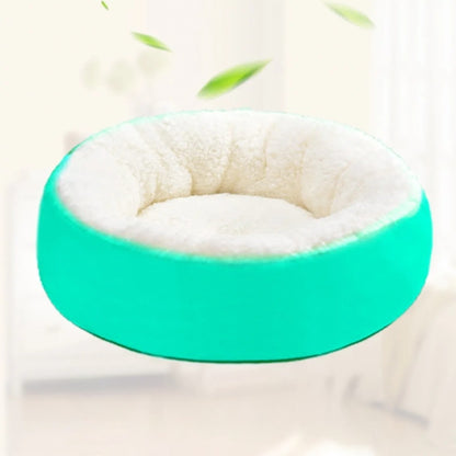 Cama Redonda de Lana para Mascotas