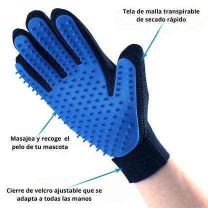 Guante de Silicona para Cepillado
