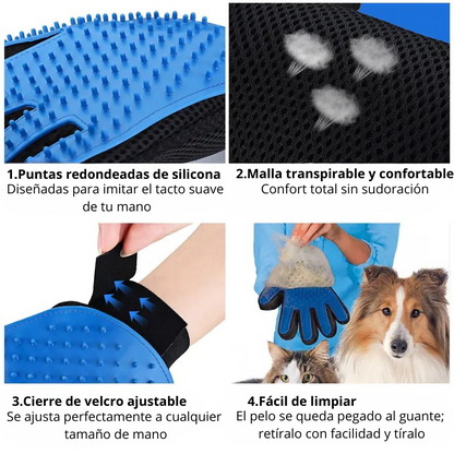 Guante de Silicona para Cepillado